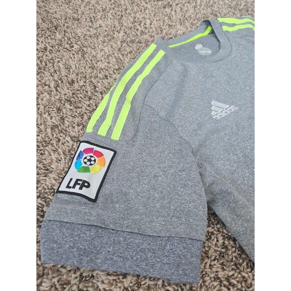 Adidas Real Madrid 2015 James #10 Jersey Gray Climalite Soccer Shirt LFP Men’s S - Picture 10 of 12